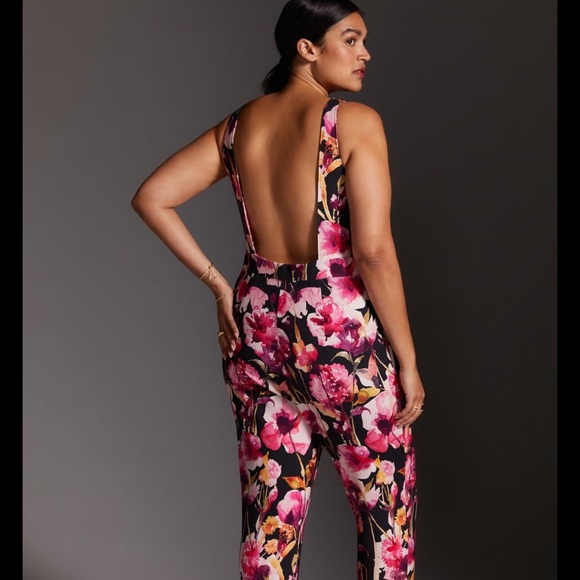 Anthropologie Floral Jumpsuit - Picture 6 of 6